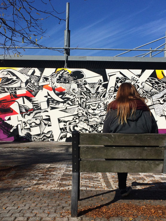 trakt&crewer le mur de bordeaux